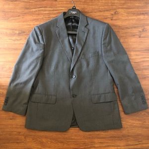 Haggar Gray Pinstripe Sports Coat